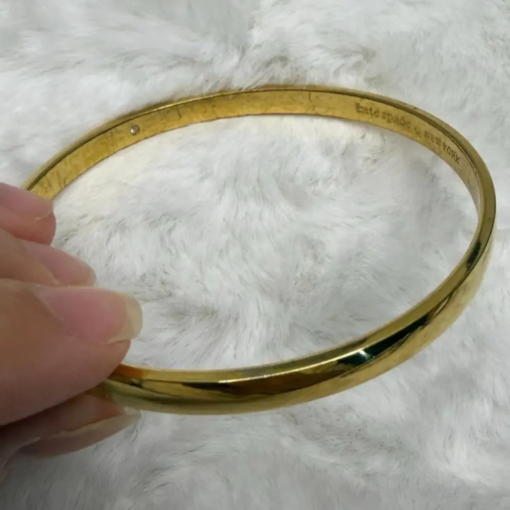 kate spade New York Gold Spade Bangle Bracelet - Picture 5 of 5